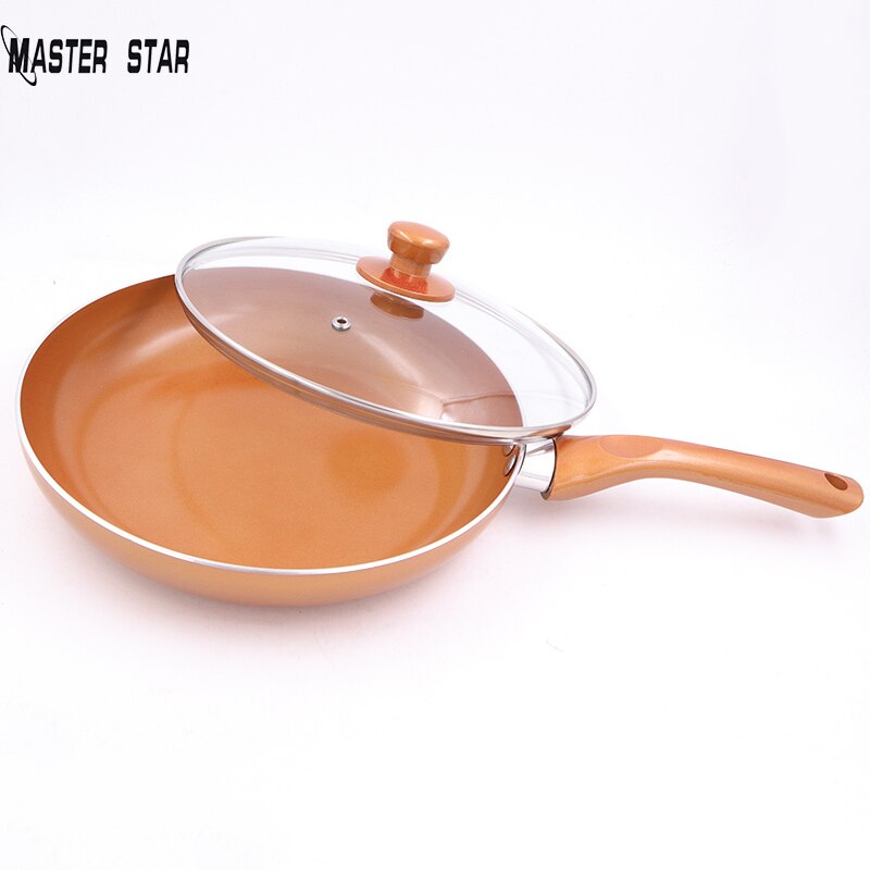 Frigideira de Cobre Anti-Aderente para Fritar sem Óleo 28cm