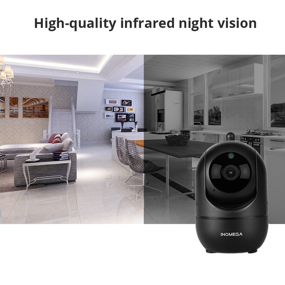 Camera de Segurança Aúdio/Vídeo HD1080 Portátil com Sensor de Presença