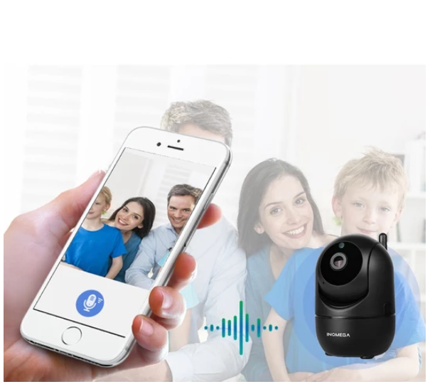 Camera de Segurança Aúdio/Vídeo HD1080 Portátil com Sensor de Presença